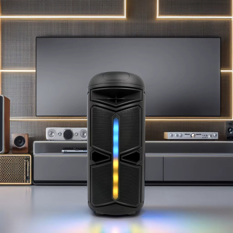 Boxă Portabilă Bluetooth ZQS-4293, Wireless, Subwoofer Puternic, Lumini RGB