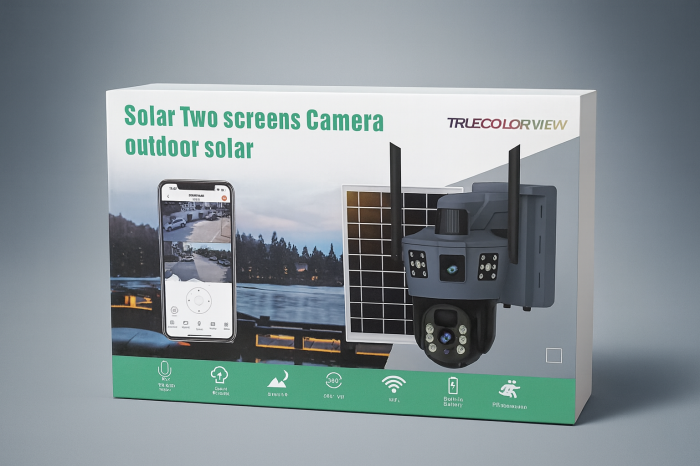 Cameră de Supraveghere Solară 4G, Zoom X10, Full HD 1080p, Vedere Nocturnă 100 m